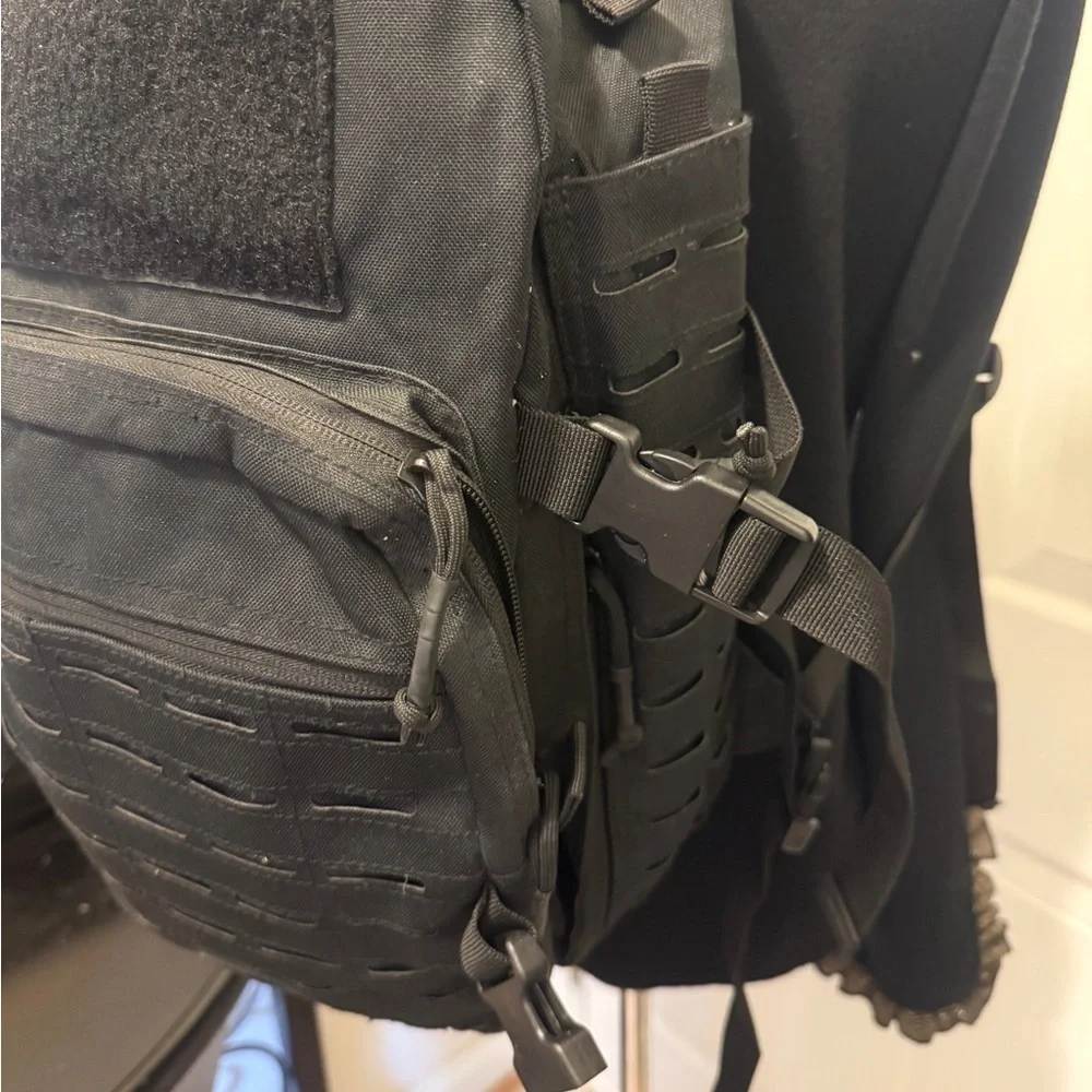 Tactical Black Backpack